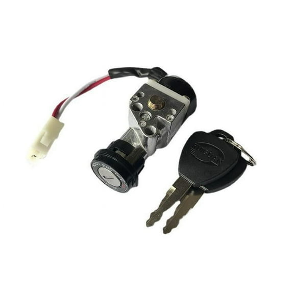 Wzmzjy Electric Bikes Battery Lock Ignition on Off Key Switch Lock Sturdy Lock Cylinder