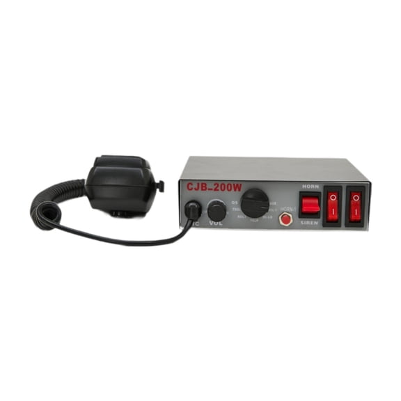 Wzmzjy Emergency Warning PA System Car Warning Alarm Super Loud 2x10A Truck Engineering