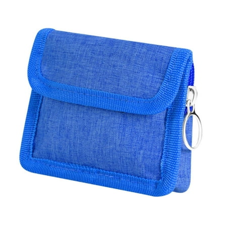 Wzmzjy Faraday Pouch Car Key Signal Blocking Pouch Portable for Key Cards Anti Tracking Blue