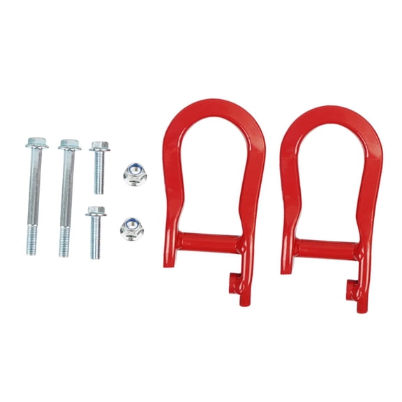 Wzmzjy Front Bumper Tow Hooks 84072463 Convenient Front Lower Bumper Trailer Rings for Red