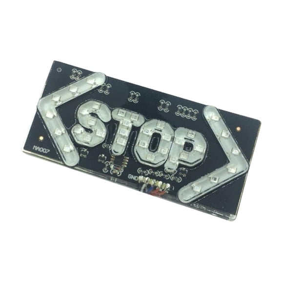 Wzmzjy Generic 12V Motorcycle Taillight Assembly Sturdy LED Brake Turn Signal Light 10x4.5cm
