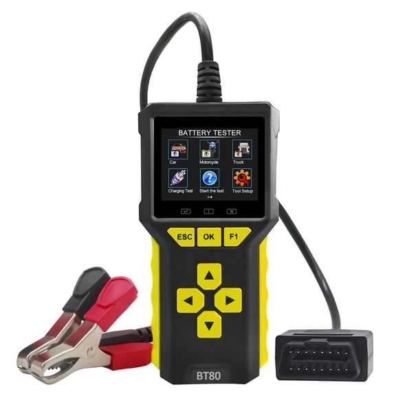 Wzmzjy Generic 2 in 1 OBD2 Scanner 3.2 inch Screen Live Data for Car Automotive Battery