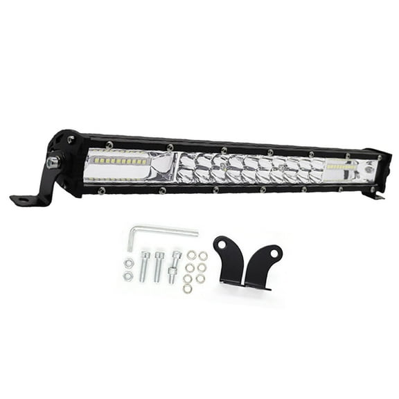 Wzmzjy Generic Light LED Bar Driving Lamp Easy Installation Mount Hardware Lighting Kit 34cm 40LED 120W