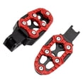 thumbnail image 1 of Wzmzjy Generic Motorcycle Foot Pegs Accessories Easy to Install Motorbike Footrests Red, 1 of 9