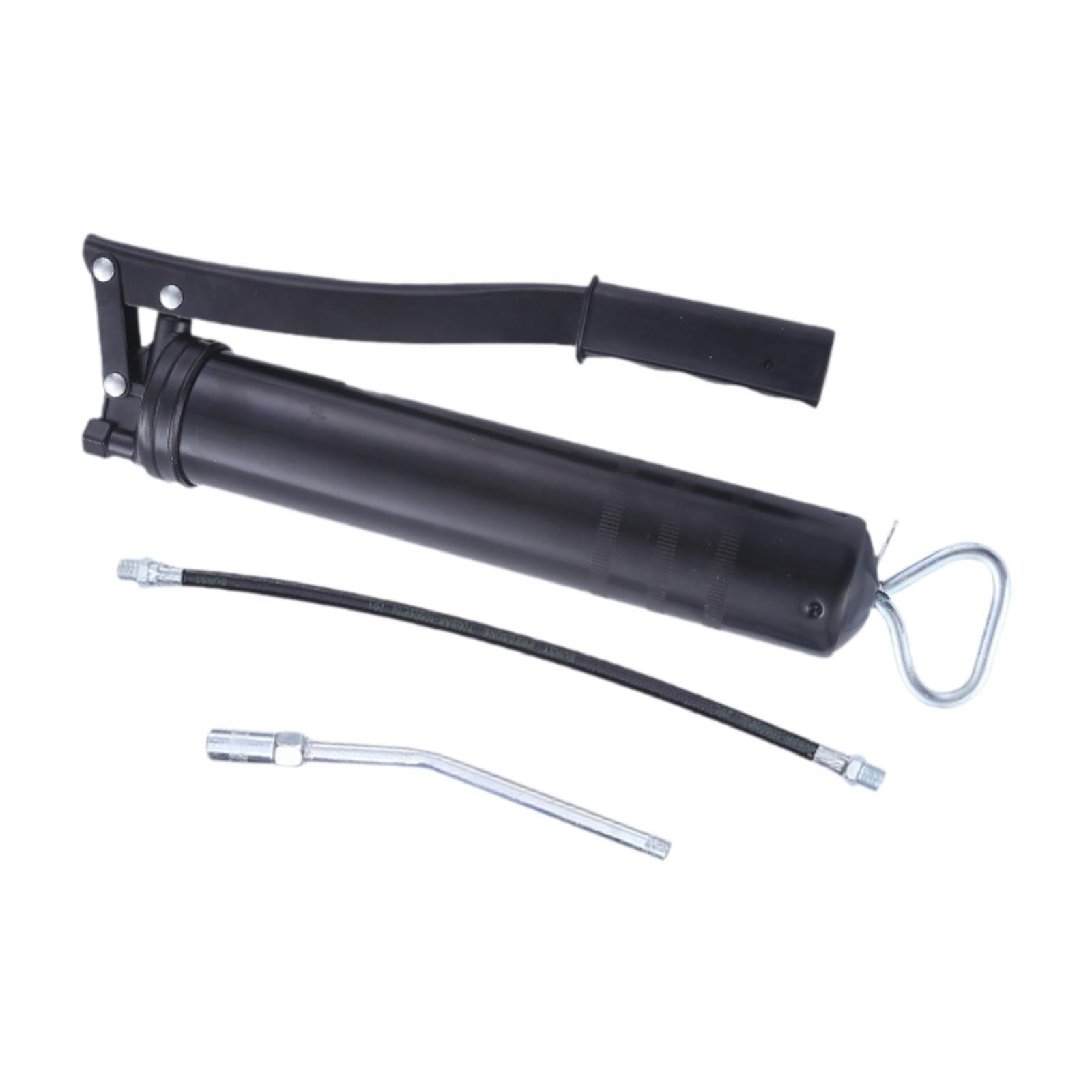 Wzmzjy Hand Held Grease Filler Tool Heavy Duty 15 inch Length Professional Black Grease