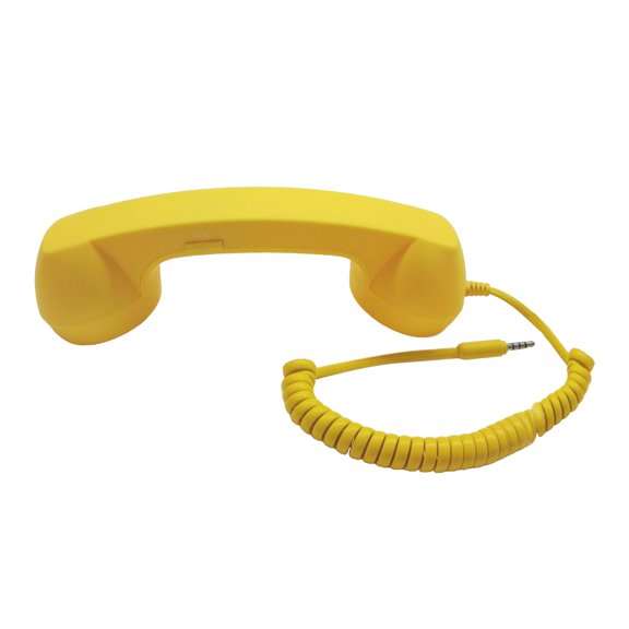 Wzmzjy Handset, 3.5mm Mobile Receiver for Cell - Yellow