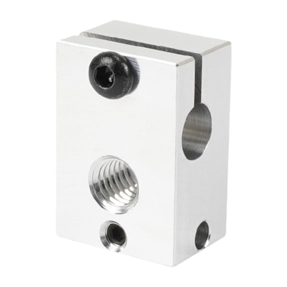 Wzmzjy Heat Block Heating Block Easy to Install 3D Printing Quality Direct Replace with Aluminum