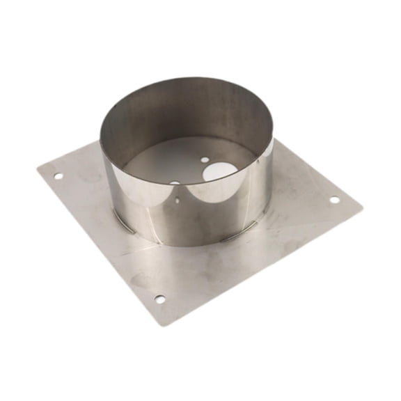 Wzmzjy Heater Mount Plate Durable Steel Turret Mounting Bracket Flange Base for Parking 20 x 18 x 4 cm