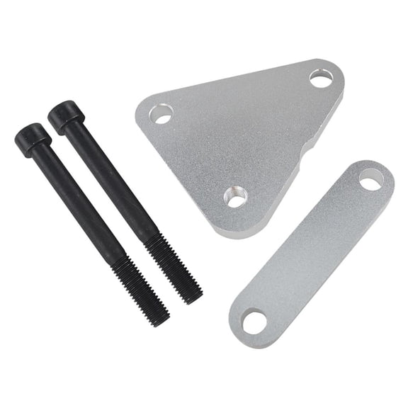 Wzmzjy Idler Relocation Bracket LS Idler Relocation Kit Alternator Power Steering for