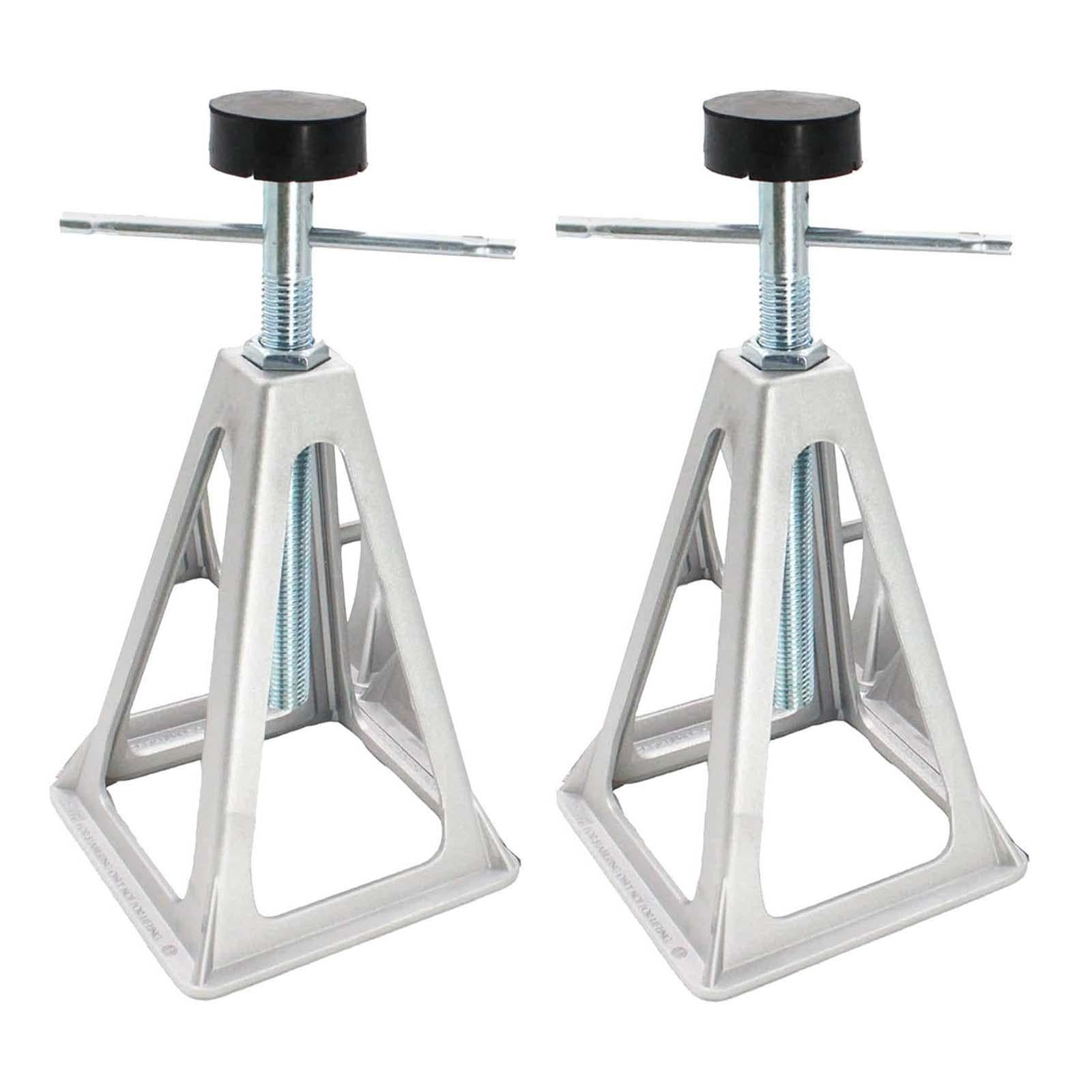 Wzmzjy Jack Stands Leveling Jacks Accessories Aluminum Alloy Adjustable Height Aluminum 2pcs