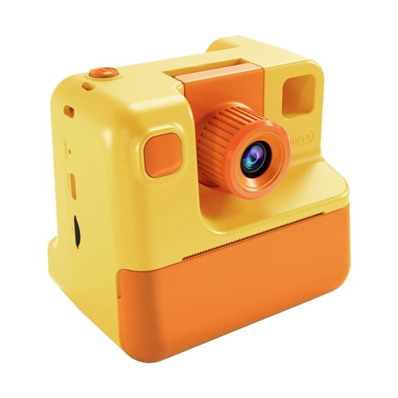 Wzmzjy Kids Camera Instant Print Small Unique Video Recording Practical Stable for Boys Yellow
