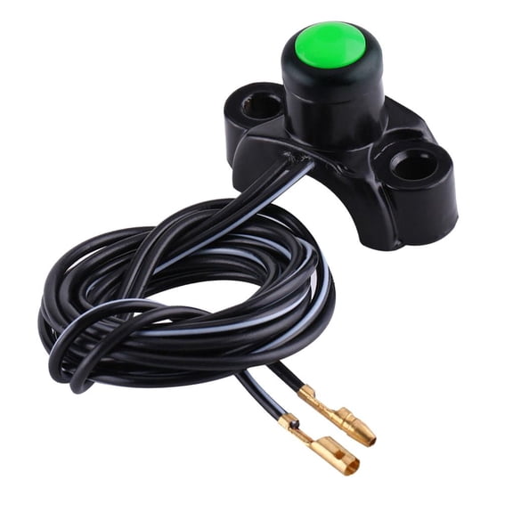 Wzmzjy Kill Stop Button On/Off Switch for 22mm Handlebar Motorcycle Bike ATV Green