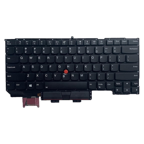 Wzmzjy Laptop Keyboard, US Layout, Durable Backlit with Track Point Accessories Keypad,