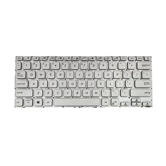 Wzmzjy Laptop Replacement Keyboard, US Aexkpe01020 0Knb0-260Jus00 with Backlit English, Silver