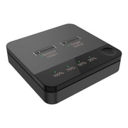 Wzmzjy M.2 Docking Station Disk Duplicator Cloner Bay Hard Disk Copier with Storage Box