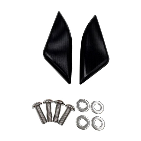 Wzmzjy Mirror Block Off Base Decorative Plate Stable for Ducati Panigale V4 V2 black