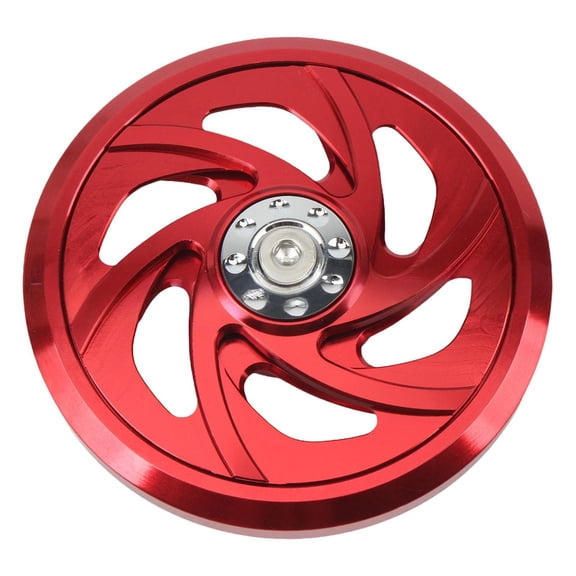 Wzmzjy Motorcycle Engine Cooling Fan Cover Motorcycle Engine Fan Guard Parts Decoration Red