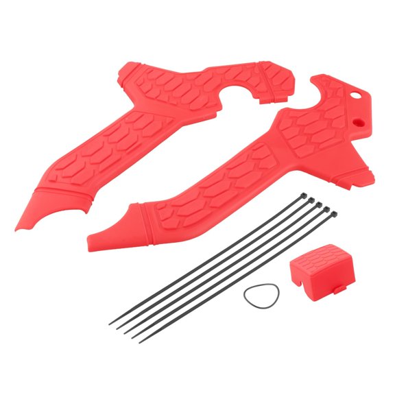 Wzmzjy Motorcycle Frames Guard Cover Protector Set Upper Protective Boards Engine Guard Red