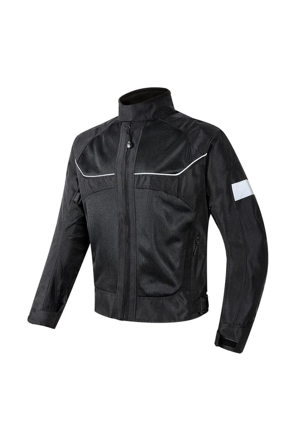 Motorcycle Riding Jacket Motocross Jacket Clothing Water Resistant Protective Black 3XL