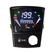 Wzmzjy Motorcycle Speedometer LED Digital Display Motorbike Tachometer Odometer for C70
