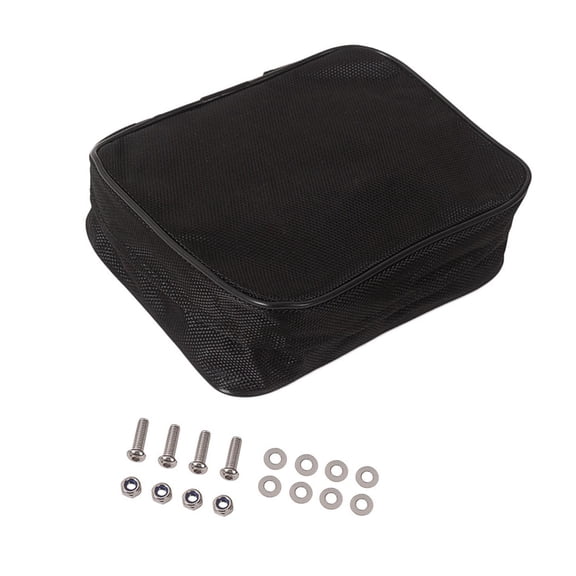 Wzmzjy Motorcycle Tail Bag Tool Carry Pouch Lightweight Universal Rear Rack Bag for Daily Commuting Travel Long Trip