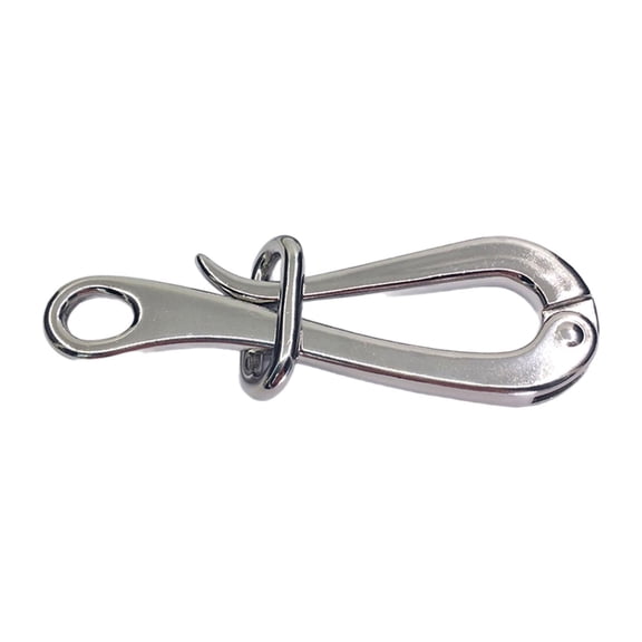 Wzmzjy Pelican Hook Shackle Marine Hardware Quick Release Link for Lifeboats, Liferafts 6inch