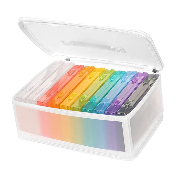 Wzmzjy Photo Storage Bag 10 Inner Case Seed Packets Box 4x6 Photo Box Plastic Container