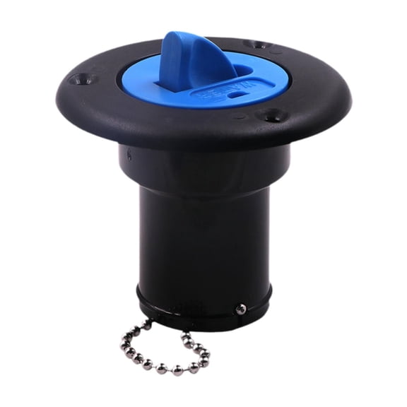 Wzmzjy RV Water Inlet Easy Installation Boat Deck Fill Port for Boat Black