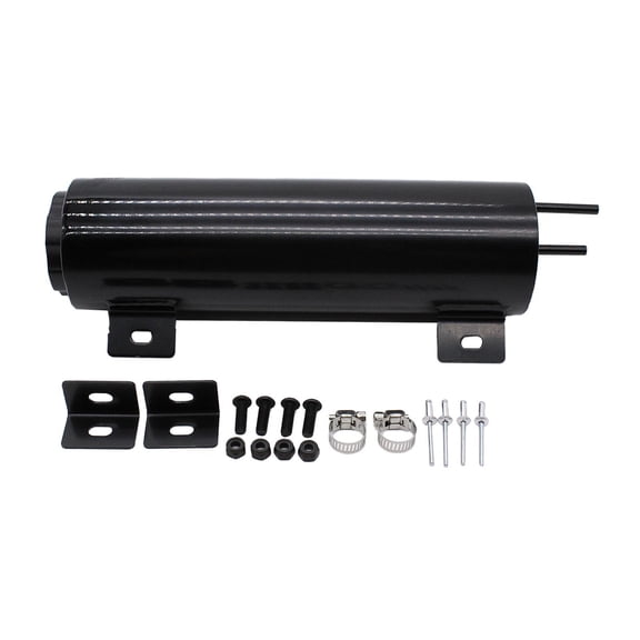 Wzmzjy Radiator Coolant Overflow Tank Stainless Steel Replacing 2.25 Pint Capacity Easy