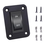 Wzmzjy Rocker Switch Mount Panel Kcd2 7 on Off Switch 4 Pins Dpst for Trucks Automotive