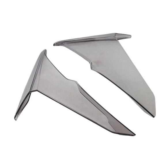 Wzmzjy Side Spoiler Windshield Side Sturdy High Performance Easy Installation Side Wind Grey