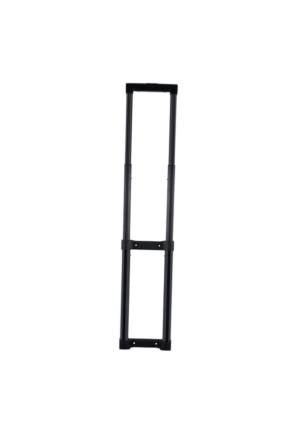 Suitcase Telescopic Handle Replacement Sturdy Metal Black Convenient Daily Usage
