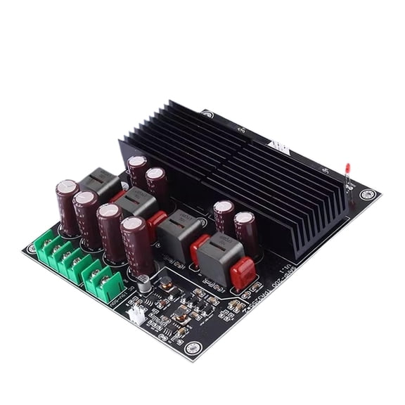Wzmzjy TPA3255 Amplifier Module Stereo Amplifier Board High Efficiency DC 19-50V 600W+600W 2 Channel Low Distortion Rate Class D