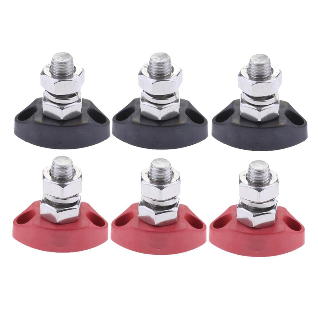 Wzmzjy Terminal Block Power Post Set Insulated Terminal Pack of 6