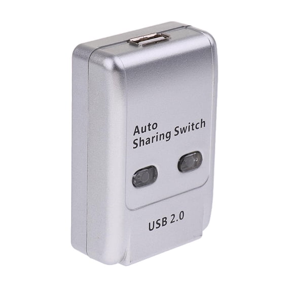 Wzmzjy USB 2.0 2-Port Automatic Sharing Switch Hub Selector Switch For Printer / HDD / Flash Drive