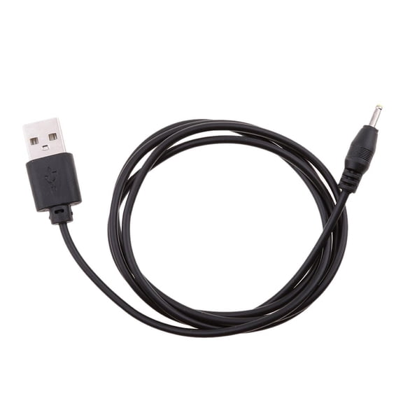 Wzmzjy USB 2.0 A To 2.5x0.7mm DC Tip Plug Connector Charging Cord Cable Black Black B
