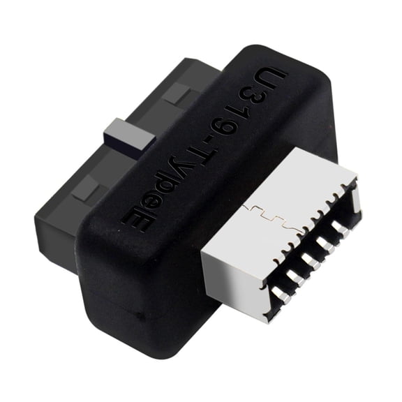 Wzmzjy USB 3.1 Front Panel Adapter Direct Replaces Spare Parts Vertical USB Front Panel