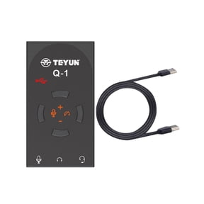 Wzmzjy USB 7.1 Channel Stereo Sound Card External Audio Adapter Suitable for Headset PC