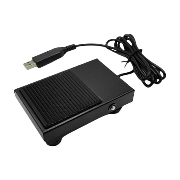 Wzmzjy USB Triple Foot Switch Pedal Laptop Video Game Club Home Replaces Footswitch 1.5m Cable