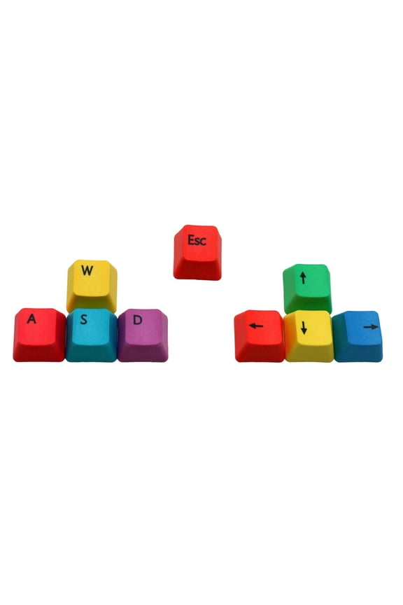 Upgraded PBT Pudding Keycaps Keycap ESC , Arrow Keys , W , A , S , D Gaming Keyboard Note: includes only keycap, the keyboard is not included.