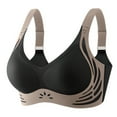 thumbnail image 1 of Wzxfashion Bras for Women No Underwire Gather Soft Comfortable Gather Wireless Up Lingerie Everyday Sports Full-Coverage T-Shirt Bra, 1 of 8