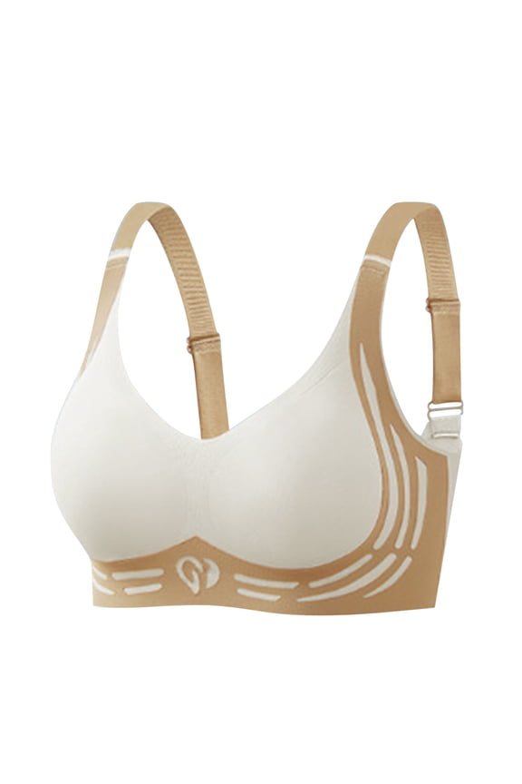 sports bras for women Underarm-smoothing Super Soft Comfortable Gather Bra Wireless Up Bra Lift Womens Bras(M-XXL)