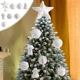 thumbnail image 1 of Wzzjkit 3.93" Christmas Balls Christmas Tree Decoration Ornaments Shatterproof Hanging Balls for Birthday Halloween Holiday Wedding Decorations, 1 of 7