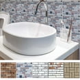 thumbnail image 1 of Wzzjkit 5-Sheet Peel and Stick Tile, Peel and Stick Backsplash for Kitchen & Bathroom, Simulation Wall Stickers Self-Stick Kitchen Backsplash Tiles Peel and Stick 12x12in, 1 of 5