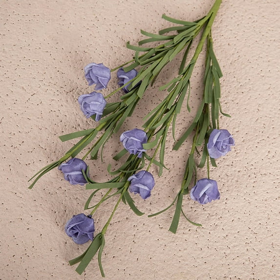 Wzzjkit Artificial Flowers for Outdoors, Fake Realistic Flowers with Plastic Plants Spring Decor, Handheld Faux Flowers for Outside Window Box Front Porch Planter Decor