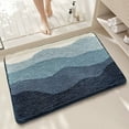 thumbnail image 1 of Wzzjkit Bathroom Rug 16x24 Inch, Soft Non Slip Bath Mat, Absorbent Quick Dry Bathroom Mats for Bathroom Floor Shower Tub Kitchen, 1 of 6