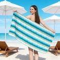 thumbnail image 1 of Wzzjkit Beach Towel , 60 x 30 in Large Rectangular Thick Bath Towel Quicks Dry Soft Absorbent Sand Free for Swimming Pool Gym Outdoor, 1 of 6