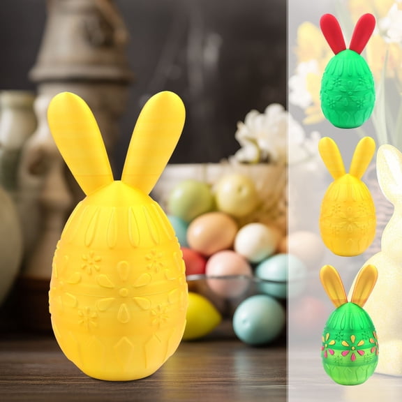 Wzzjkit Bunny Decor Printing Easter Filling Ornament Easter Bunny