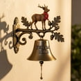 thumbnail image 1 of Wzzjkit Christmas Bells for Decoration, Hanging Bell for Door, Large Brass Bell for Home, Christmas, Garden Decoration 7.8in, 1 of 2