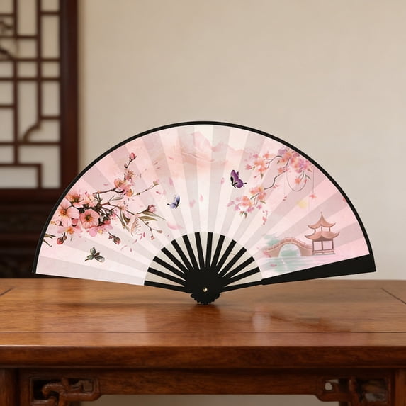 Wzzjkit Folding Hand Fan Elegant Style Folding Fan for Party Dancing Wedding and Home Decoration